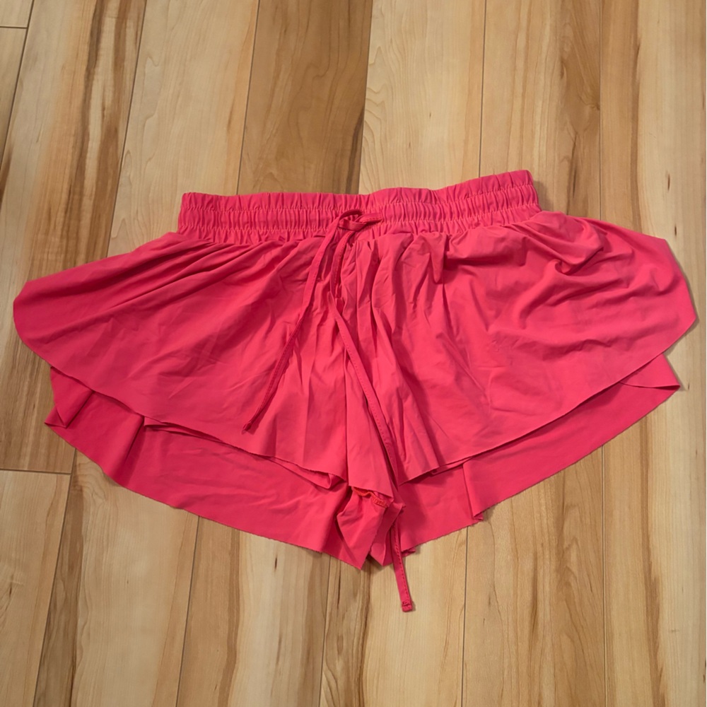 Vibrant Pink Skirt with Elastic Waistband